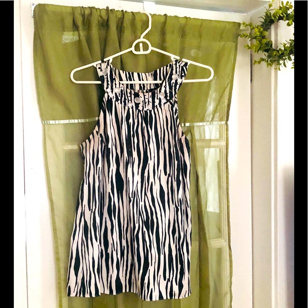 New York & Company Zebra striped top